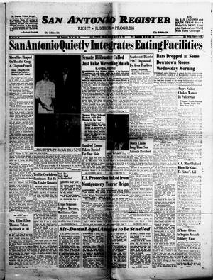 Primary view of object titled 'San Antonio Register (San Antonio, Tex.), Vol. 29, No. 50, Ed. 1 Friday, March 18, 1960'.