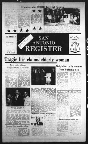 San Antonio Register (San Antonio, Tex.), Vol. 59, No. 25, Ed. 1 Thursday, October 4, 1990