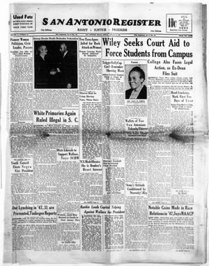 San Antonio Register (San Antonio, Tex.), Vol. 17, No. 51, Ed. 1 Friday, January 9, 1948