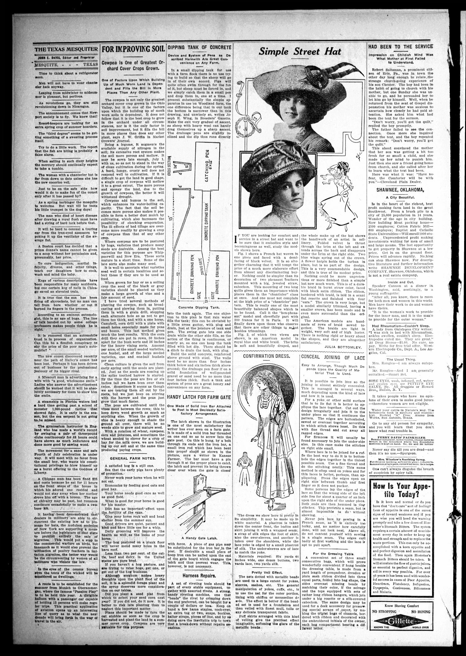 The Texas Mesquiter. (Mesquite, Tex.), Vol. 28, No. 46, Ed. 1 Friday, May 13, 1910
                                                
                                                    [Sequence #]: 2 of 8
                                                