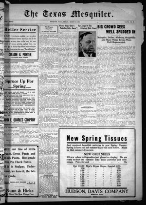 The Texas Mesquiter. (Mesquite, Tex.), Vol. 40, No. 35, Ed. 1 Friday, March 24, 1922