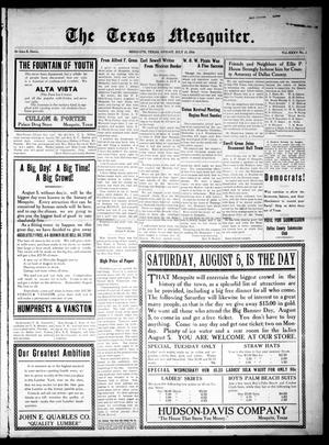 The Texas Mesquiter. (Mesquite, Tex.), Vol. 35, No. 2, Ed. 1 Friday, July 21, 1916