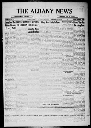 The Albany News (Albany, Tex.), Vol. 50, No. 51, Ed. 1 Thursday, September 26, 1935