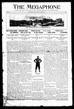 The Megaphone (Georgetown, Tex.), Vol. 8, No. 1, Ed. 1 Friday, October 2, 1914