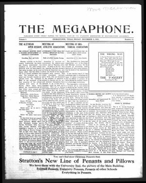 The Megaphone (Georgetown, Tex.), Vol. 4, No. 12, Ed. 1 Friday, December 9, 1910