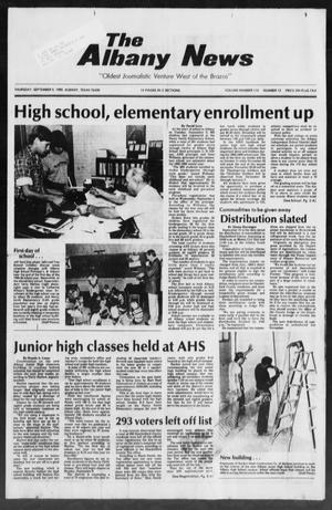 The Albany News (Albany, Tex.), Vol. 110, No. 12, Ed. 1 Thursday, September 5, 1985