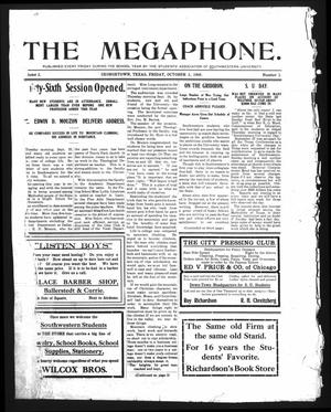 The Megaphone (Georgetown, Tex.), Vol. 2, No. 1, Ed. 1 Friday, May 22, 1908