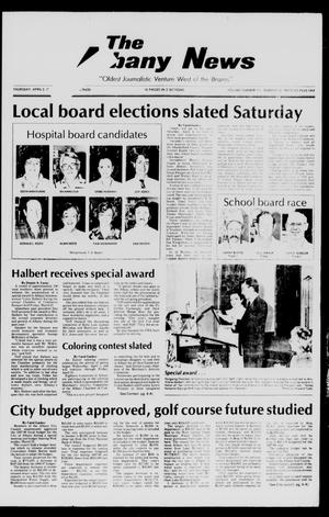 The Albany News (Albany, Tex.), Vol. 111, No. 42, Ed. 1 Thursday, April 2, 1987