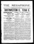 Newspaper: The Megaphone (Georgetown, Tex.), Vol. 2, No. 5, Ed. 1 Friday, Novemb…