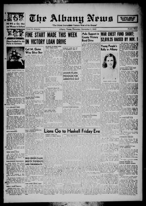 The Albany News (Albany, Tex.), Vol. 62, No. 3, Ed. 1 Thursday, November 1, 1945