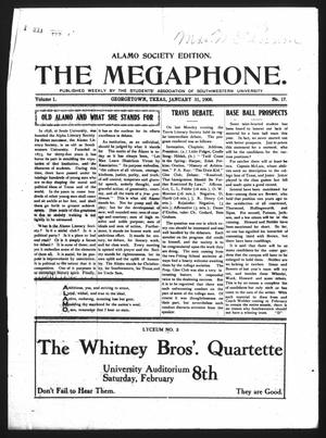 The Megaphone (Georgetown, Tex.), Vol. 1, No. 17, Ed. 1 Friday, January 31, 1908