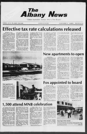The Albany News (Albany, Tex.), Vol. 110, No. 6, Ed. 1 Thursday, July 25, 1985