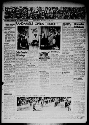 The Albany News (Albany, Tex.), Vol. 64, No. 38, Ed. 1 Thursday, June 24, 1948
