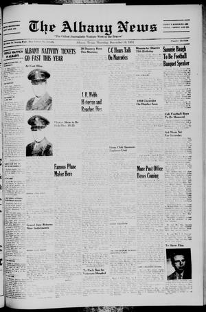 The Albany News (Albany, Tex.), Vol. 70, No. 13, Ed. 1 Thursday, December 10, 1953