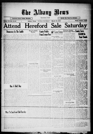 The Albany News (Albany, Tex.), Vol. 48, No. 23, Ed. 1 Friday, March 10, 1933