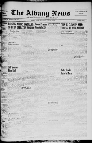 Primary view of object titled 'The Albany News (Albany, Tex.), Vol. 67, No. 30, Ed. 1 Thursday, April 26, 1951'.