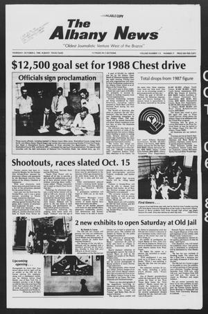 The Albany News (Albany, Tex.), Vol. 113, No. 17, Ed. 1 Thursday, October 6, 1988