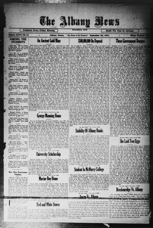 Primary view of object titled 'The Albany News (Albany, Tex.), Vol. 46, No. 51, Ed. 1 Friday, September 25, 1931'.
