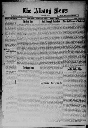 The Albany News (Albany, Tex.), Vol. 46, No. 13, Ed. 1 Friday, January 2, 1931