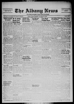 Primary view of object titled 'The Albany News (Albany, Tex.), Vol. 63, No. 7, Ed. 1 Thursday, November 28, 1946'.