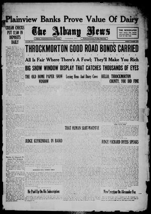 The Albany News (Albany, Tex.), Vol. [44], No. 9, Ed. 1 Friday, November 25, 1927