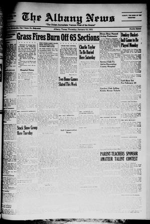 The Albany News (Albany, Tex.), Vol. 67, No. 16, Ed. 1 Thursday, January 18, 1951