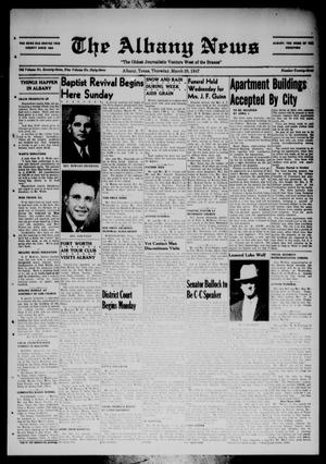 The Albany News (Albany, Tex.), Vol. 63, No. 23, Ed. 1 Thursday, March 20, 1947