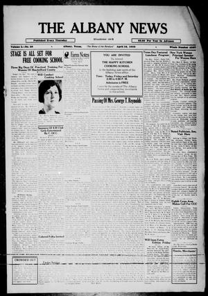 The Albany News (Albany, Tex.), Vol. 50, No. 28, Ed. 1 Thursday, April 18, 1935