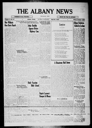 The Albany News (Albany, Tex.), Vol. 50, No. 37, Ed. 1 Thursday, June 20, 1935