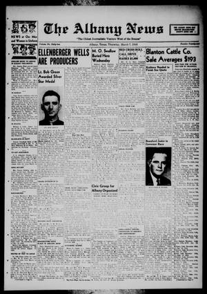 The Albany News (Albany, Tex.), Vol. 62, No. 21, Ed. 1 Thursday, March 7, 1946