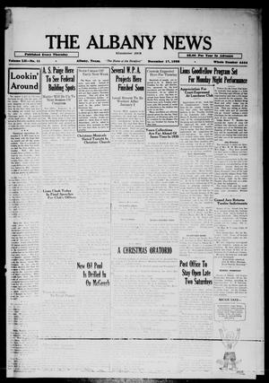 The Albany News (Albany, Tex.), Vol. 52, No. 11, Ed. 1 Thursday, December 17, 1936