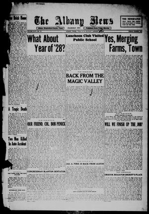 The Albany News (Albany, Tex.), Vol. 44, No. 17, Ed. 1 Friday, January 27, 1928