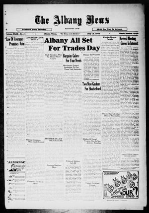 The Albany News (Albany, Tex.), Vol. 49, No. 41, Ed. 1 Thursday, July 12, 1934