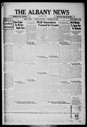 The Albany News (Albany, Tex.), Vol. 52, No. 7, Ed. 1 Thursday, November 19, 1936