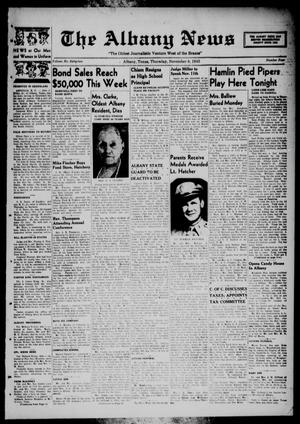 The Albany News (Albany, Tex.), Vol. 62, No. 4, Ed. 1 Thursday, November 8, 1945
