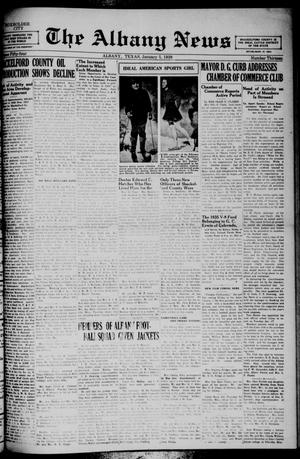 The Albany News (Albany, Tex.), Vol. 54, No. 13, Ed. 1 Thursday, January 5, 1939