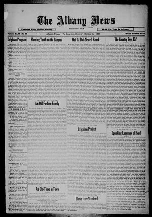 The Albany News (Albany, Tex.), Vol. 46, No. 52, Ed. 1 Friday, October 3, 1930