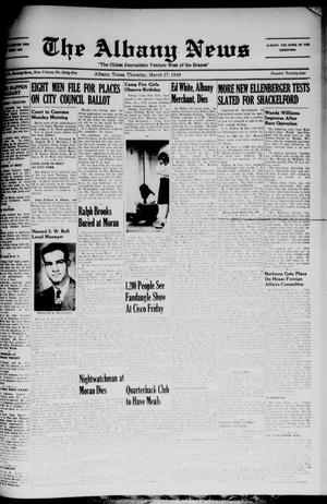 The Albany News (Albany, Tex.), Vol. 65, No. 24, Ed. 1 Thursday, March 17, 1949