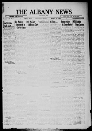 The Albany News (Albany, Tex.), Vol. 53, No. 4, Ed. 1 Thursday, October 28, 1937