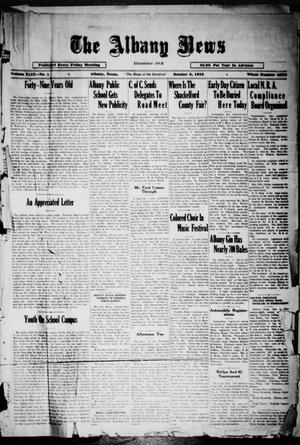 The Albany News (Albany, Tex.), Vol. 49, No. 1, Ed. 1 Friday, October 6, 1933