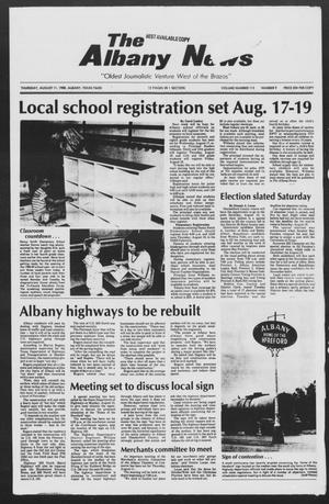 The Albany News (Albany, Tex.), Vol. 113, No. 9, Ed. 1 Thursday, August 11, 1988