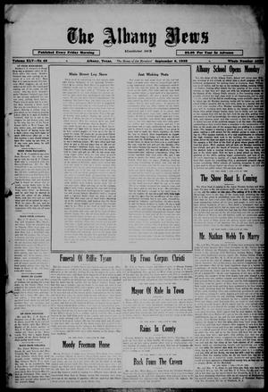Primary view of object titled 'The Albany News (Albany, Tex.), Vol. 45, No. 48, Ed. 1 Friday, September 6, 1929'.