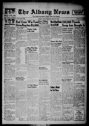 The Albany News (Albany, Tex.), Vol. 60, No. 21, Ed. 1 Thursday, March 9, 1944