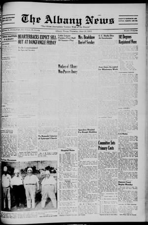 The Albany News (Albany, Tex.), Vol. 70, No. 41, Ed. 1 Thursday, June 24, 1954