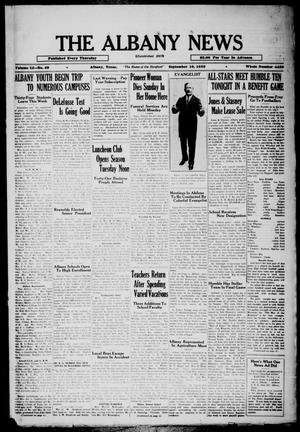 The Albany News (Albany, Tex.), Vol. 51, No. 49, Ed. 1 Thursday, September 10, 1936