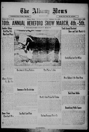 The Albany News (Albany, Tex.), Vol. 46, No. 21, Ed. 1 Friday, February 28, 1930