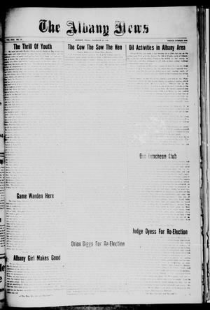 The Albany News (Albany, Tex.), Vol. 42, No. 19, Ed. 1 Friday, January 22, 1926