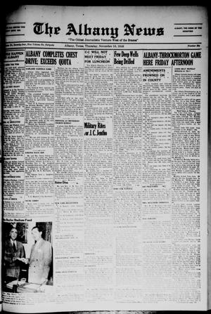 The Albany News (Albany, Tex.), Vol. 66, No. 6, Ed. 1 Thursday, November 10, 1949