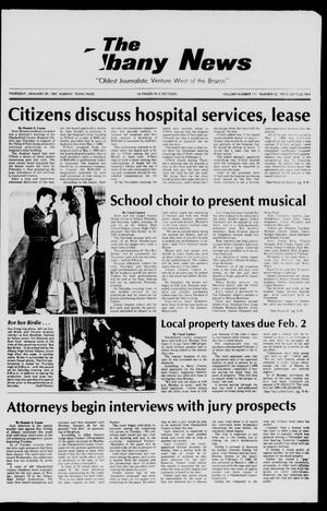 The Albany News (Albany, Tex.), Vol. 111, No. 33, Ed. 1 Thursday, January 29, 1987