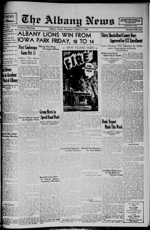 The Albany News (Albany, Tex.), Vol. 54, No. 52, Ed. 1 Thursday, October 5, 1939